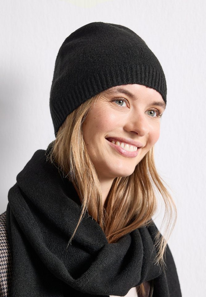 STREET ONE Strickmütze aus Feinstrick
