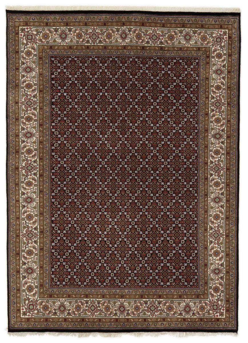 Orientteppich Indo Täbriz 174x241 Handgeknüpfter Orientteppich, Nain Trading, rechteckig, Höhe: 12 mm