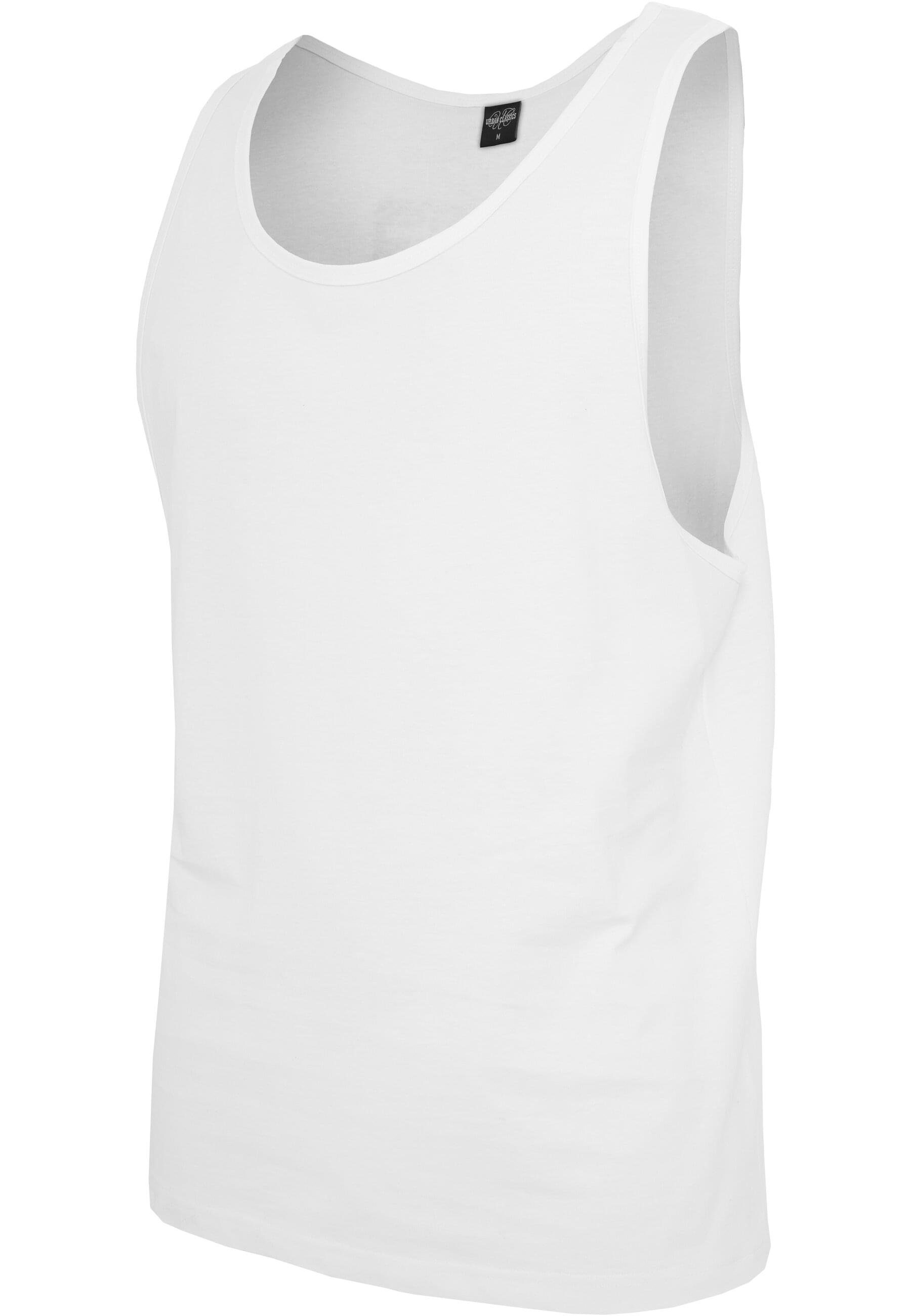 URBAN Jersey Herren (1-tlg) Shirttop CLASSICS Big Tank white