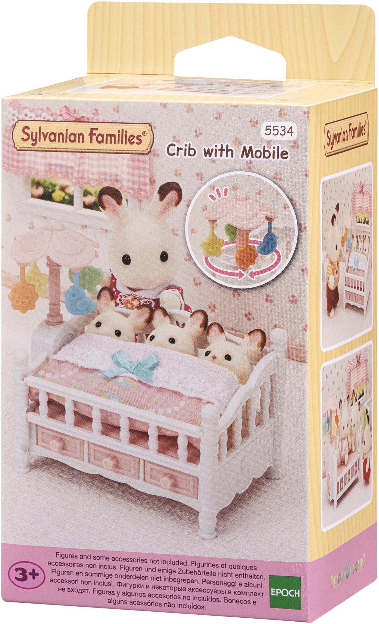 Sylvanian Families Spielwelt Babybett mit Mobile günstig online kaufen