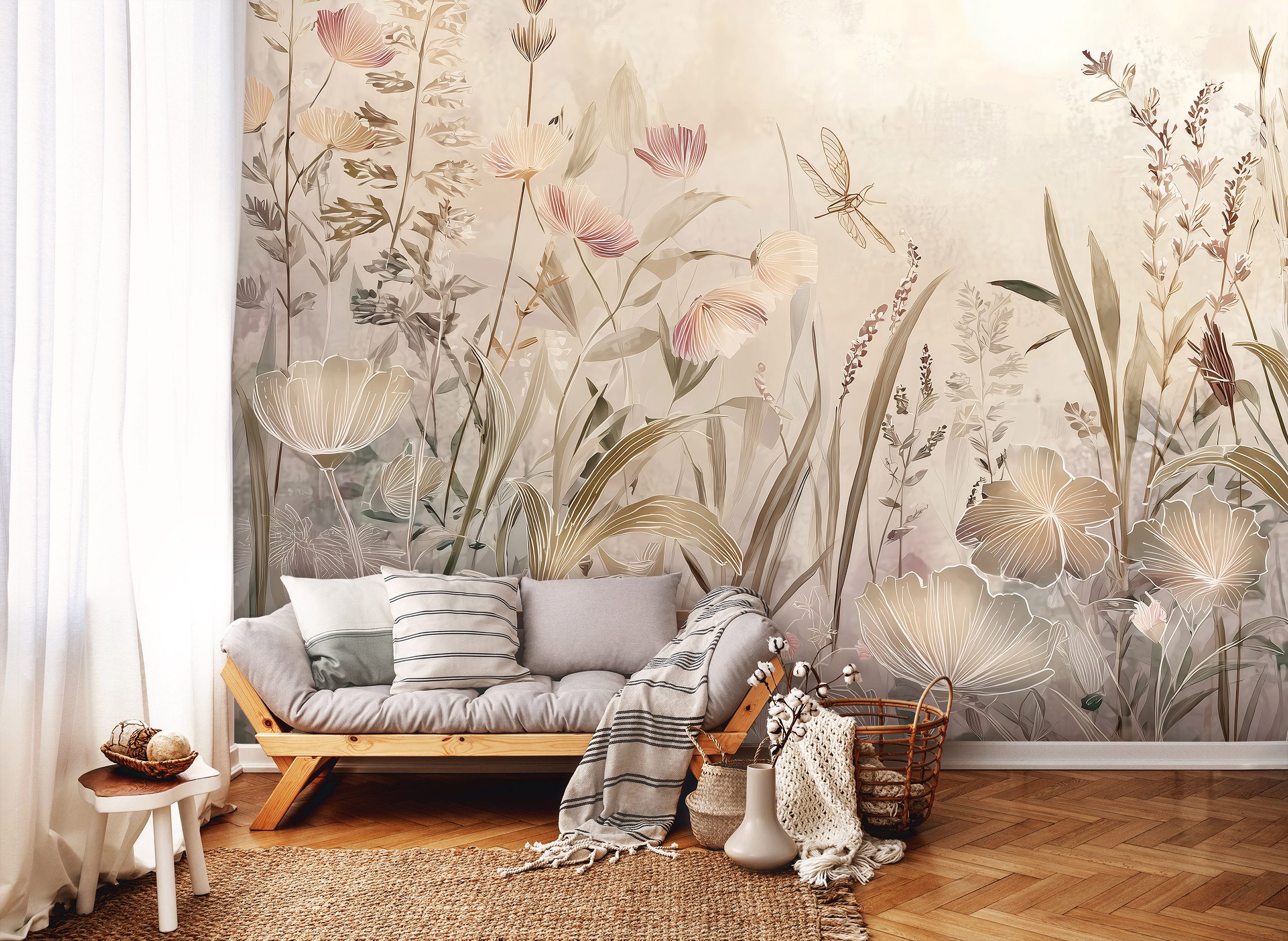 Wallarena Fototapete Natur Blumen Blätter Vlies günstig online kaufen