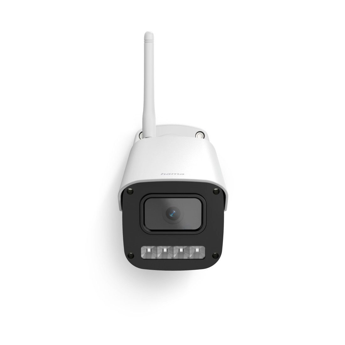 Hama Überwachungskamera WLAN-Überwachungskamera außen Full HD mit Nachtsicht IP54 (Bewegungsmelder, Gegensprechfunktion, Privatmodus, microSD bis 128 GB)