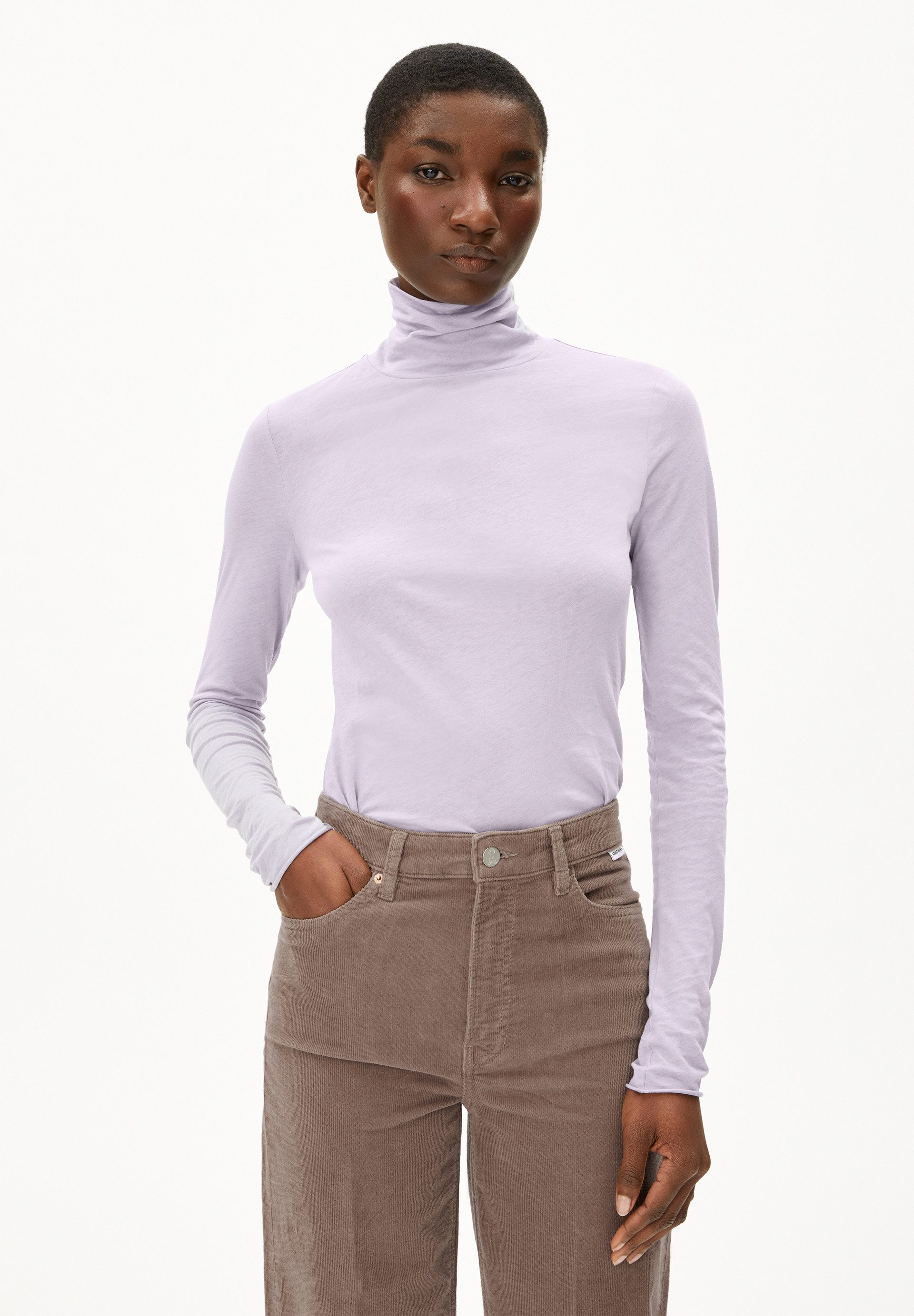 Armedangels Longsleeve GRAZILIANAA SOFT Longsleeve aus Bio-Baumwolle Slim Fit