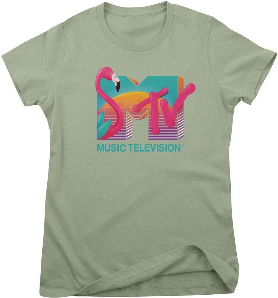 MTV T-Shirt MTV - Tropical Flamingo Girly Tee