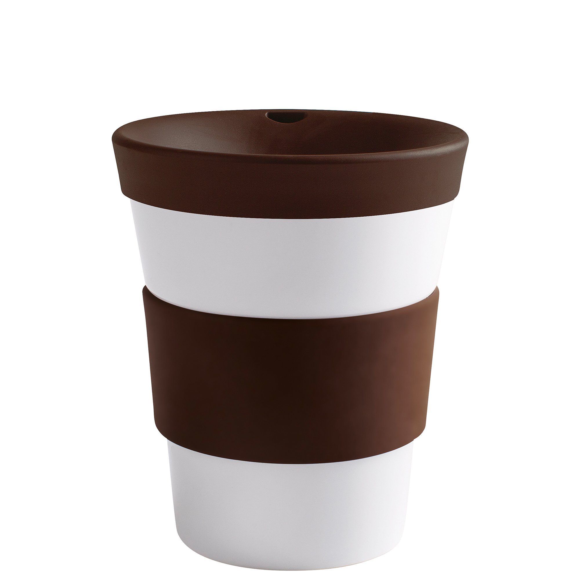 KAHLA Coffee-to-go-Becher Cupit Becher + Trinkdeckel, 1-tlg., Porzellan, Made in Germany