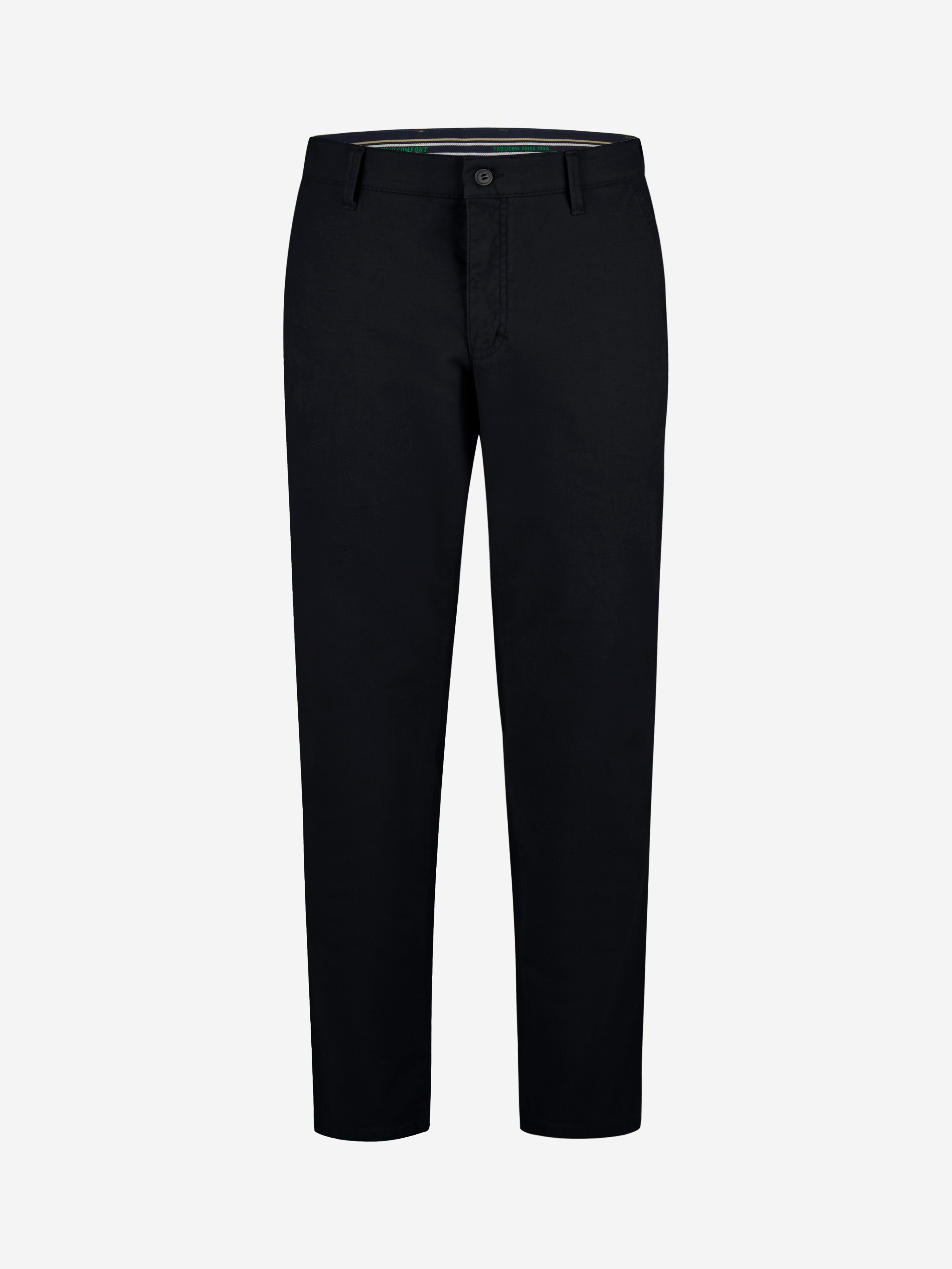 Club of Comfort Chinohose Chino/Flat Front Hose ROB 8003 - marine - Herrenhose - 29 Bequeme Chino im Tapered Fit, elastischer Komfortbund - High Stretch B