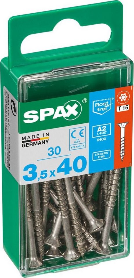Thumbnail - SPAX Holzbauschraube Spax Universalschrauben 3.5 x 40 mm TX 15 - 30