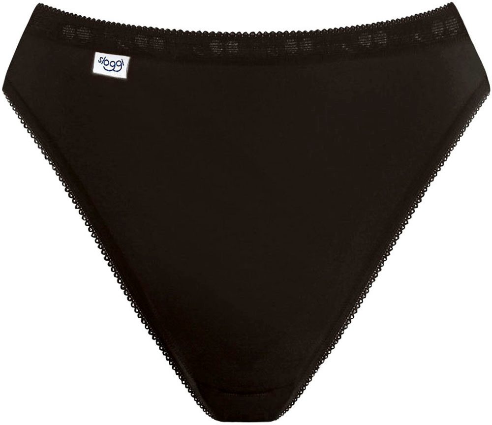 sloggi Tai-Slip Basic+ (2er Pack) perfekter Sitz, Baumwollmix, elastisch, weiche Nähte
