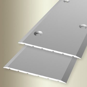 PROVISTON Übergangsprofil Aluminium, 80 x 900 mm, Schwarz, Übergangsschiene Bodenprofil