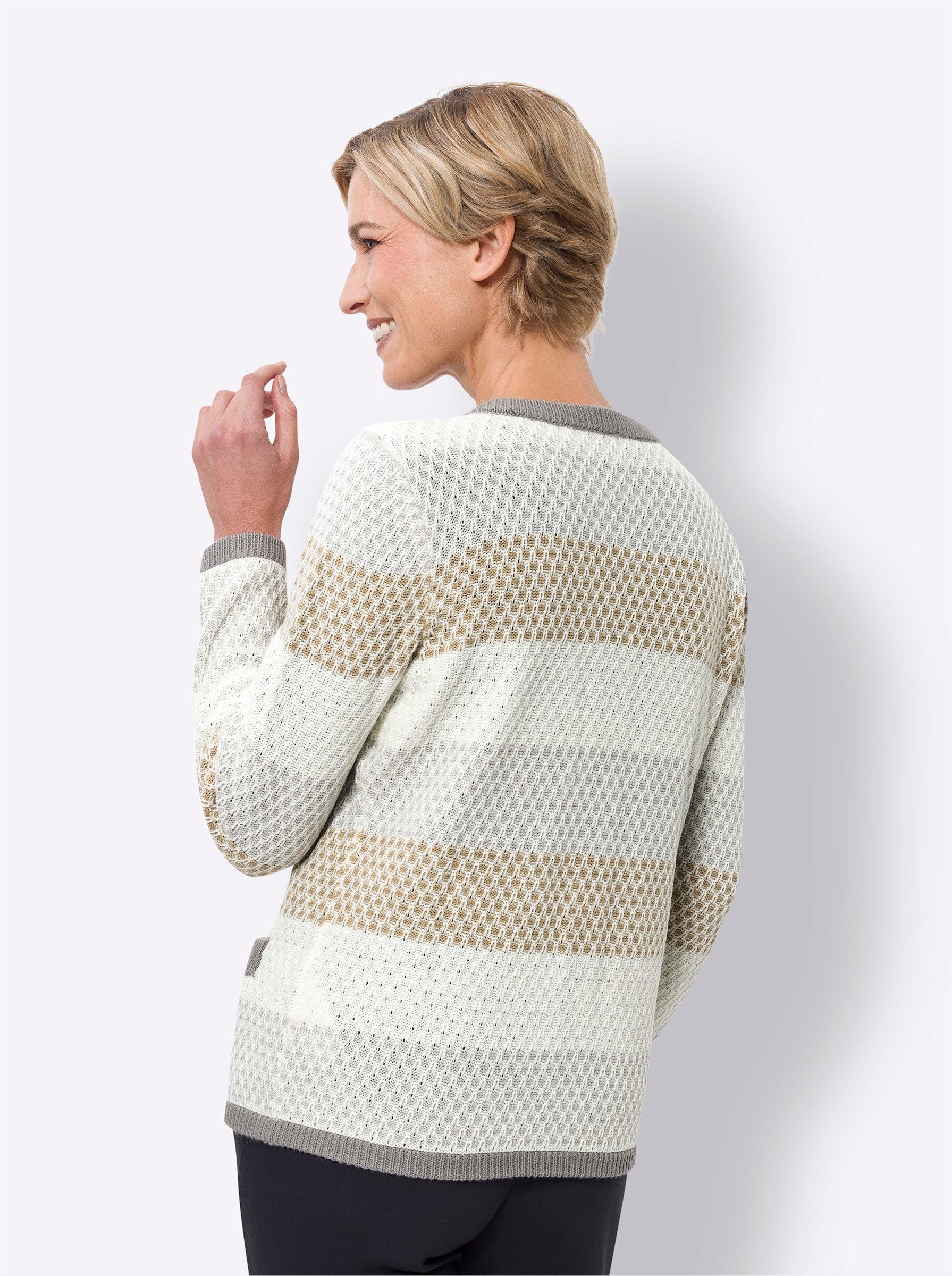 Sieh an! Strickjacke Strickjacke Langarm Sonstiger Warencharakter günstig online kaufen