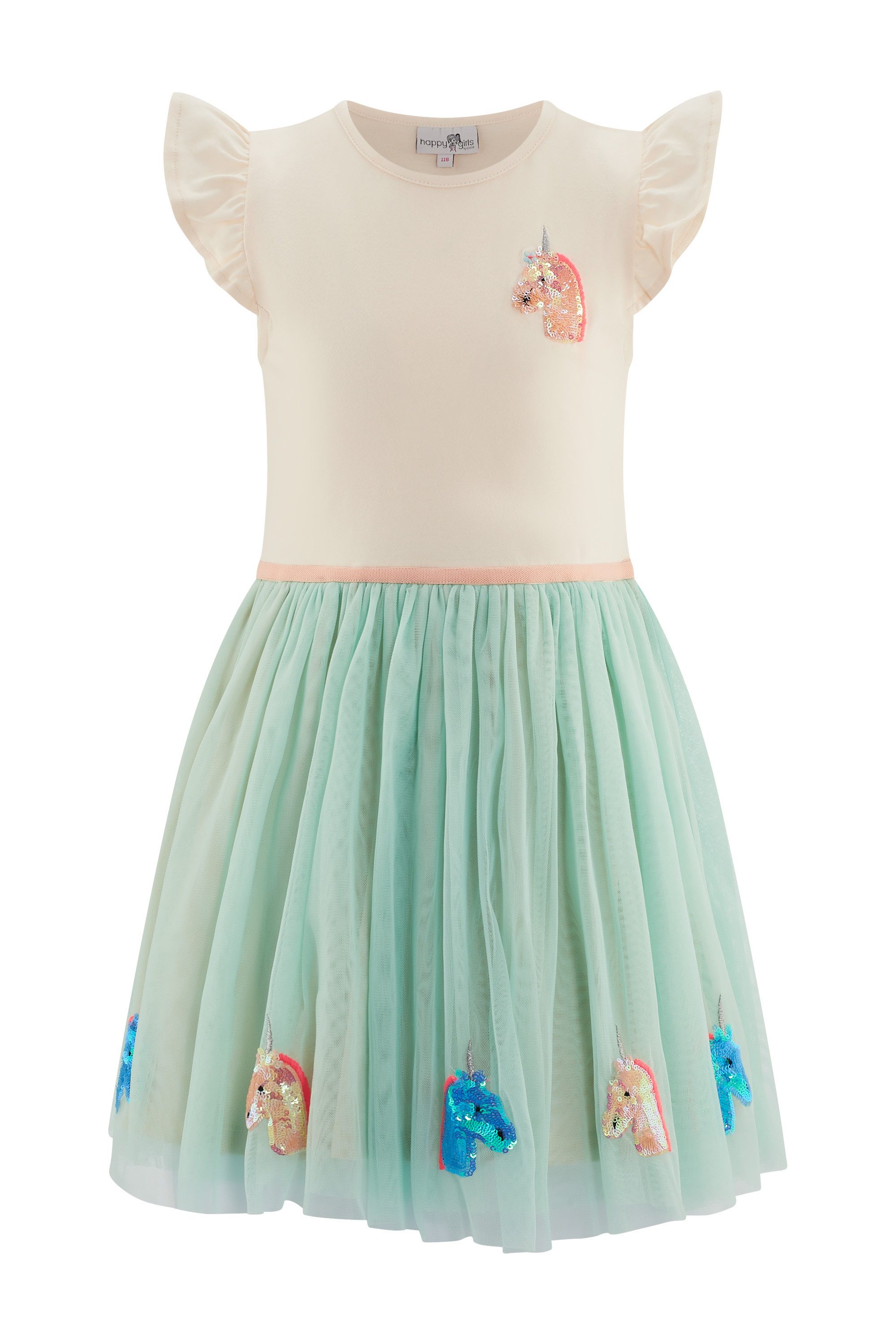 happy girls Jerseykleid mit Tüllrock und tollen Pailletten-Applikationen