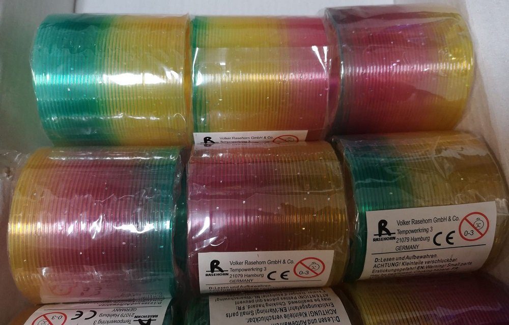 Rasehorn Lernspielzeug Regenbogenspirale Kinderspielzeug - Glitzerspirale, günstig online kaufen