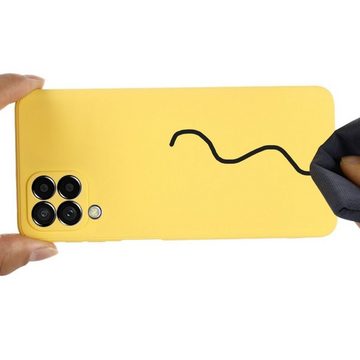 CoverKingz Handyhülle Hülle für Samsung Galaxy M53 5G Handyhülle Silikon Case Cover Bumper 17,02 cm (6,7 Zoll), Schutzhülle Handyhülle Silikoncover Softcase farbig