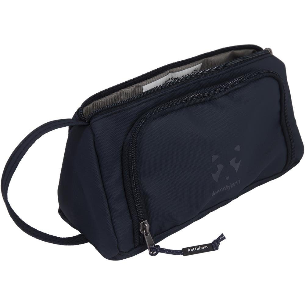 KATTBJØRN Federtasche Swag Bag, Mind Gamer, Blau, als Schlampermäppchen oder Beauty Bag, ungefüllt