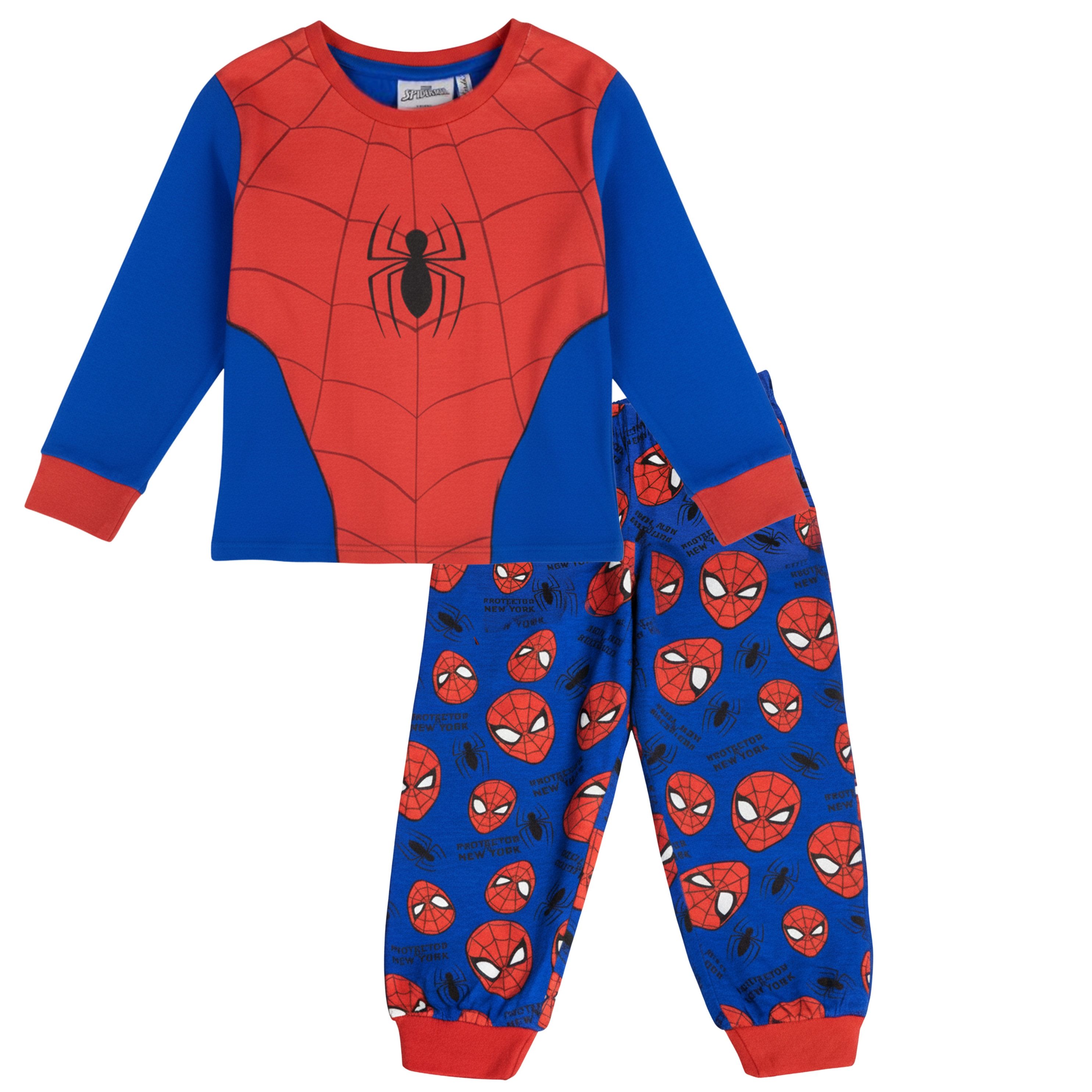 Spiderman Schlafanzug Disney Spider-Man Schlafanzug, Langer Pyjama (Spiderman)