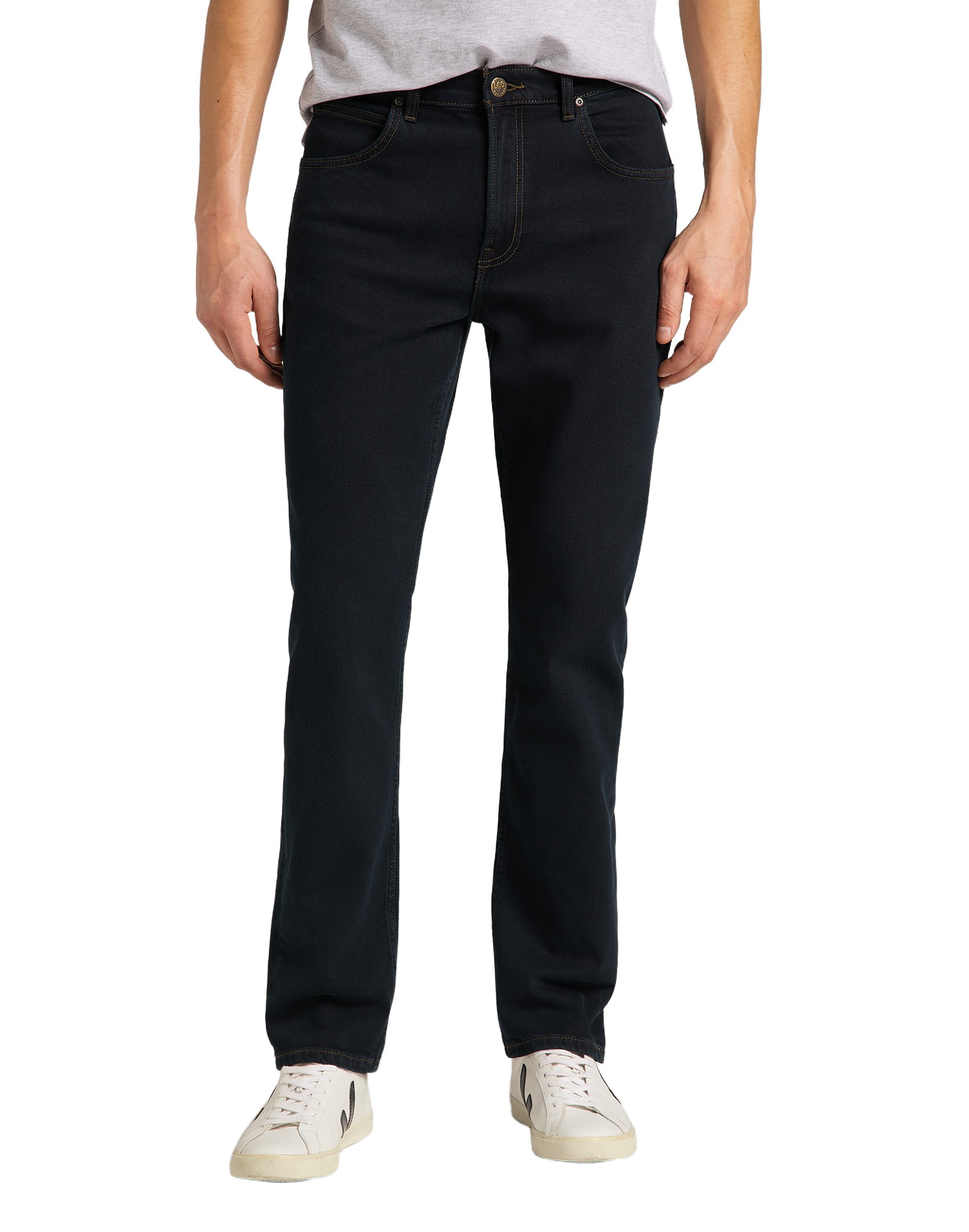 Lee® 5-Pocket-Jeans LEE BROOKLYN STRAIGHT blue black 112140134
