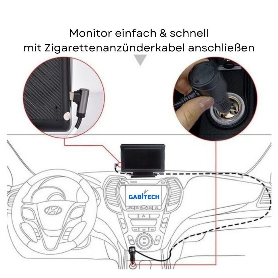 GABITECH Android für Navi Wohnmobil Smartscreen Verbindung, automatisch, Länder), LKW und Apple Carplay Sprachsteuerung Zoll Navigationsgerät für (Zentraleuropa Bluetooth) 7 Auto Smartphones,autom. (19