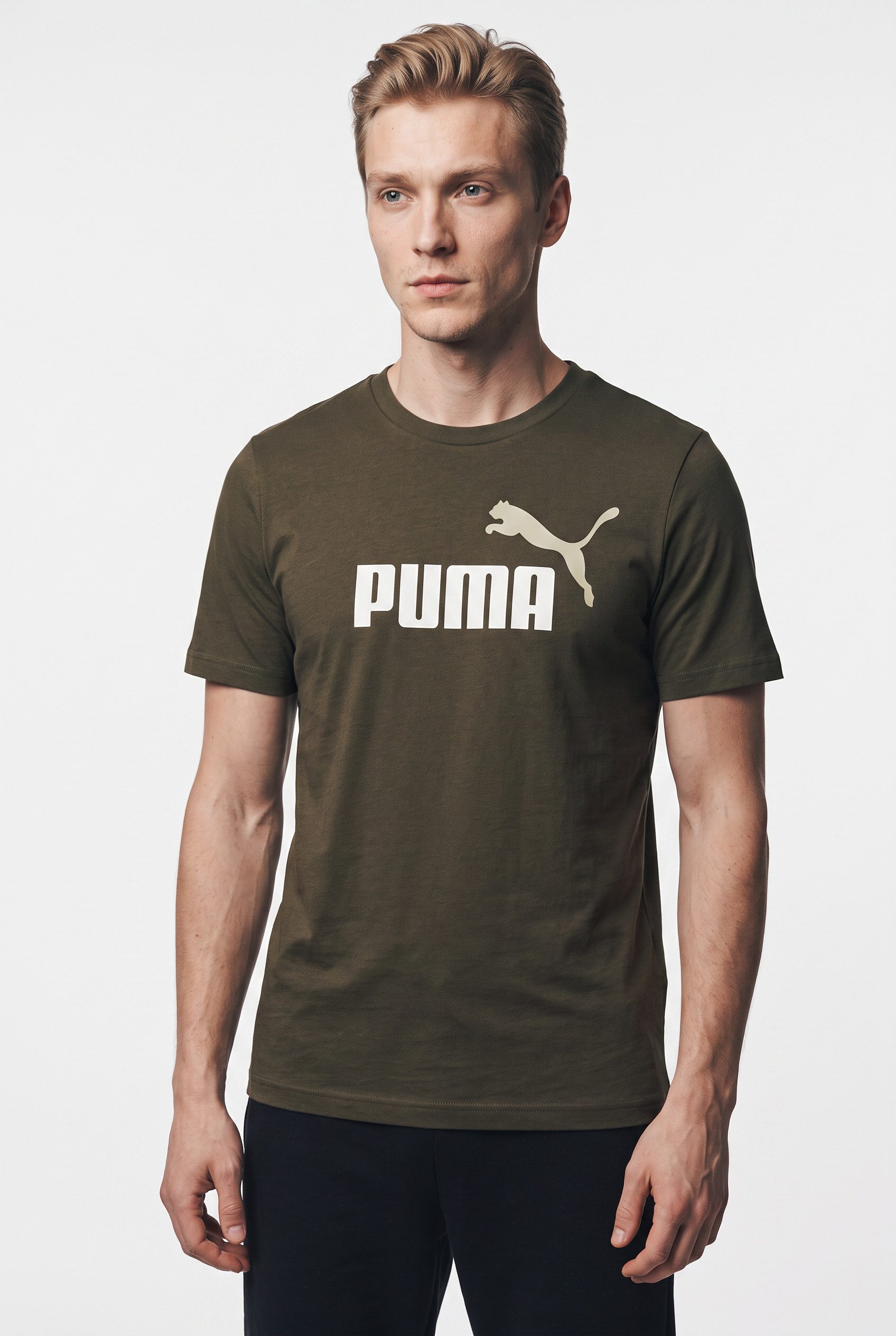 PUMA T-Shirt GRAPHICS 2 COLOR NO 1 LOGO TEE Kurzarm, mit Rundhalsausschnitt, mit Print-Applikation