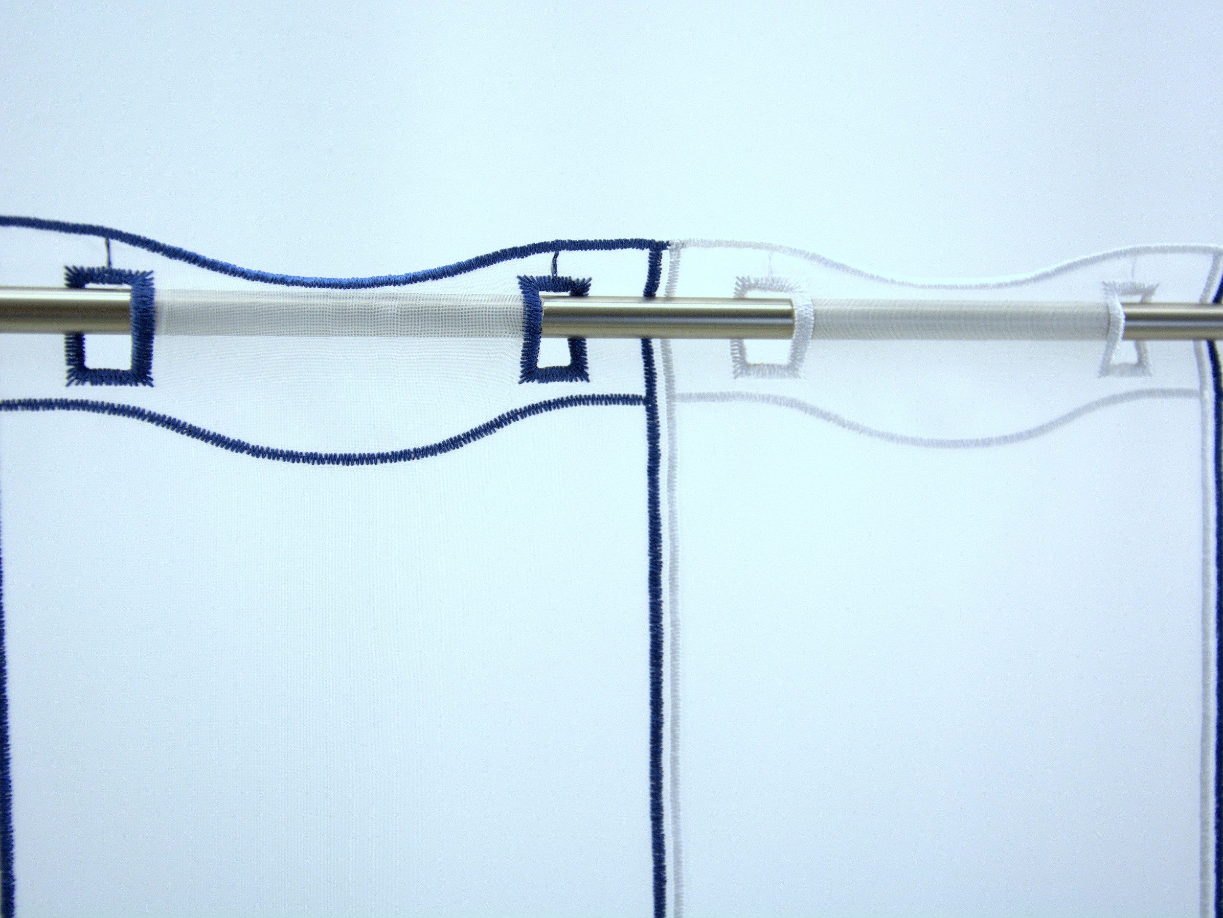 Clever-Kauf-24 Scheibengardine Scheibengardine Anker, Ösen, transparent günstig online kaufen