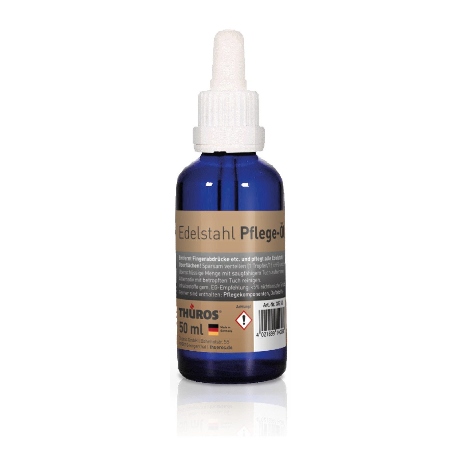 Thüros Holzkohlegrill Thüros Pflegeöl für Edelstahl 50 ml