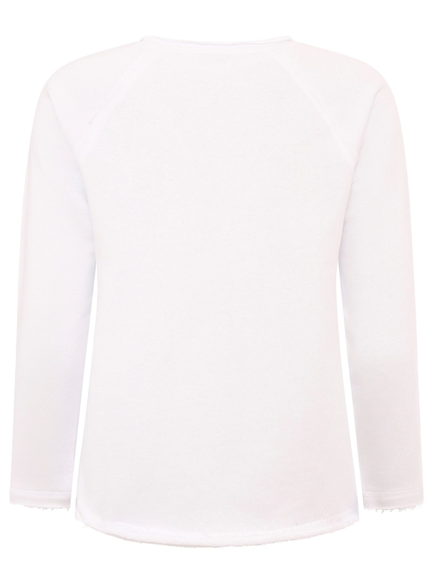 Zwillingsherz Sweatshirt "Strandglück" mit Used-Look Kanten – Bild 5 von 5