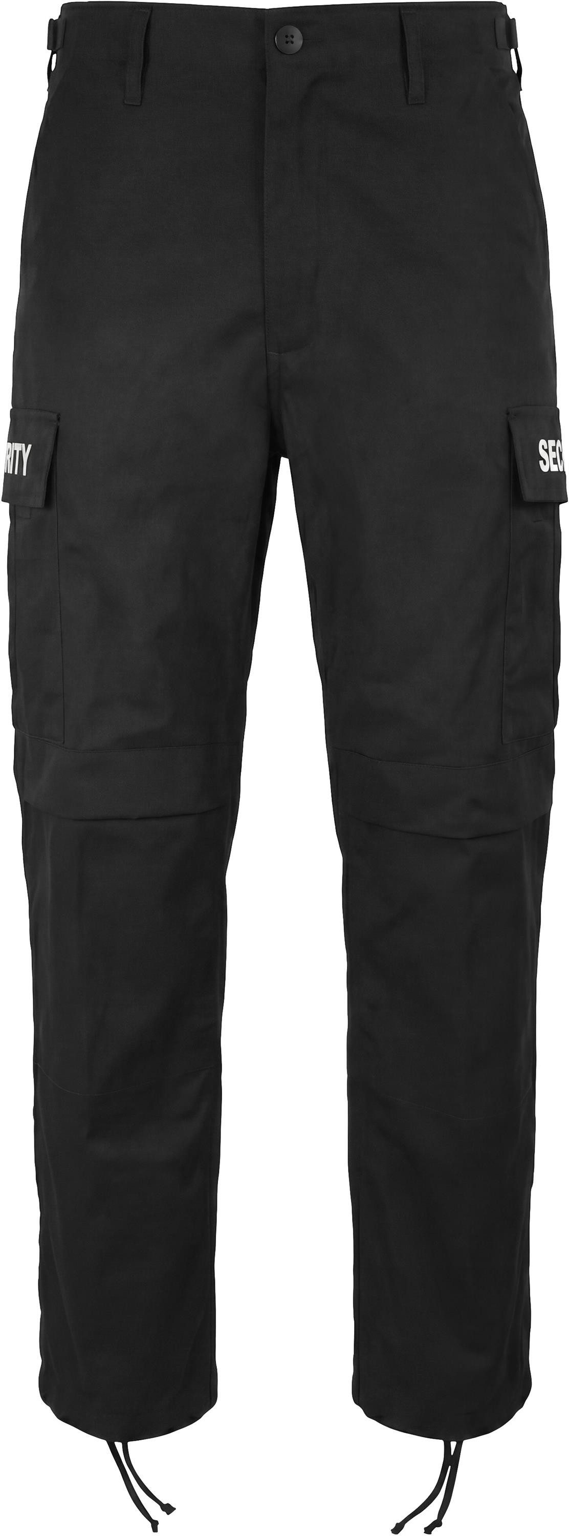 normani Outdoorhose Herren Rangerhose SECURITY Security Hose Feldhose Arbeitshose mit Schirftzug beidseitig