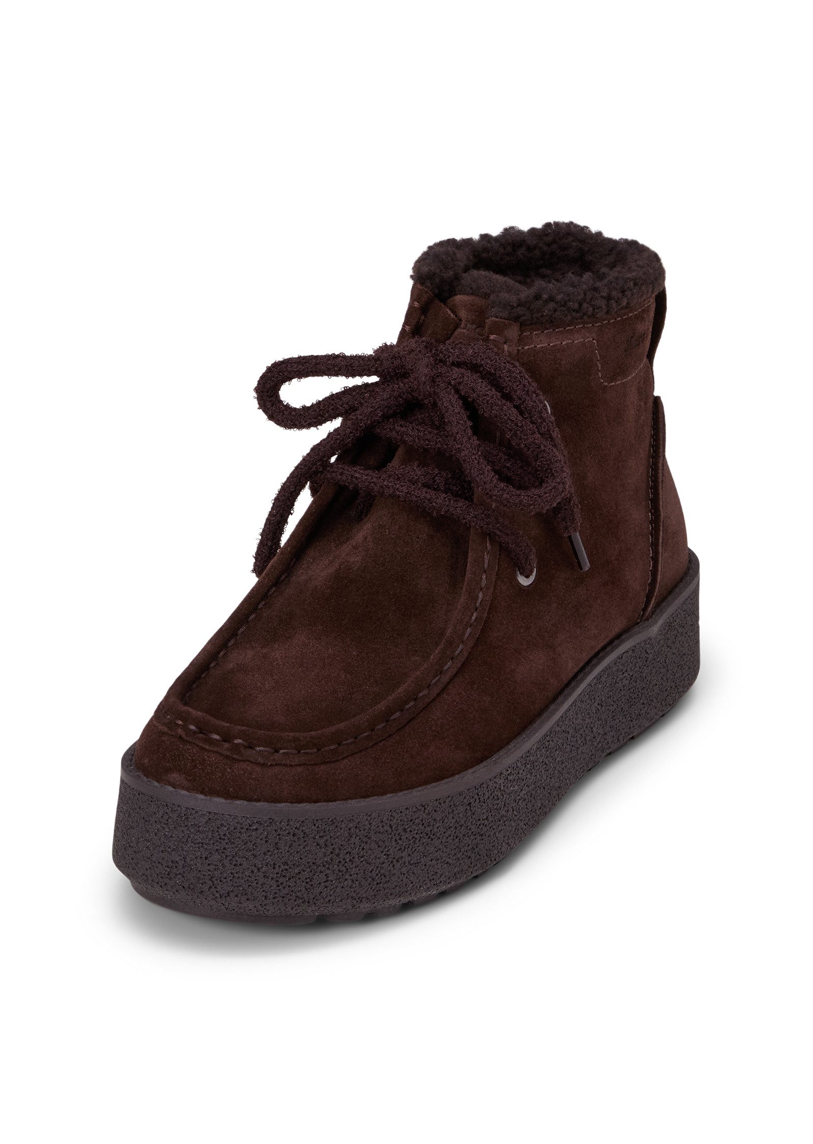 Marc O'Polo aus weichem Veloursleder Stiefelette