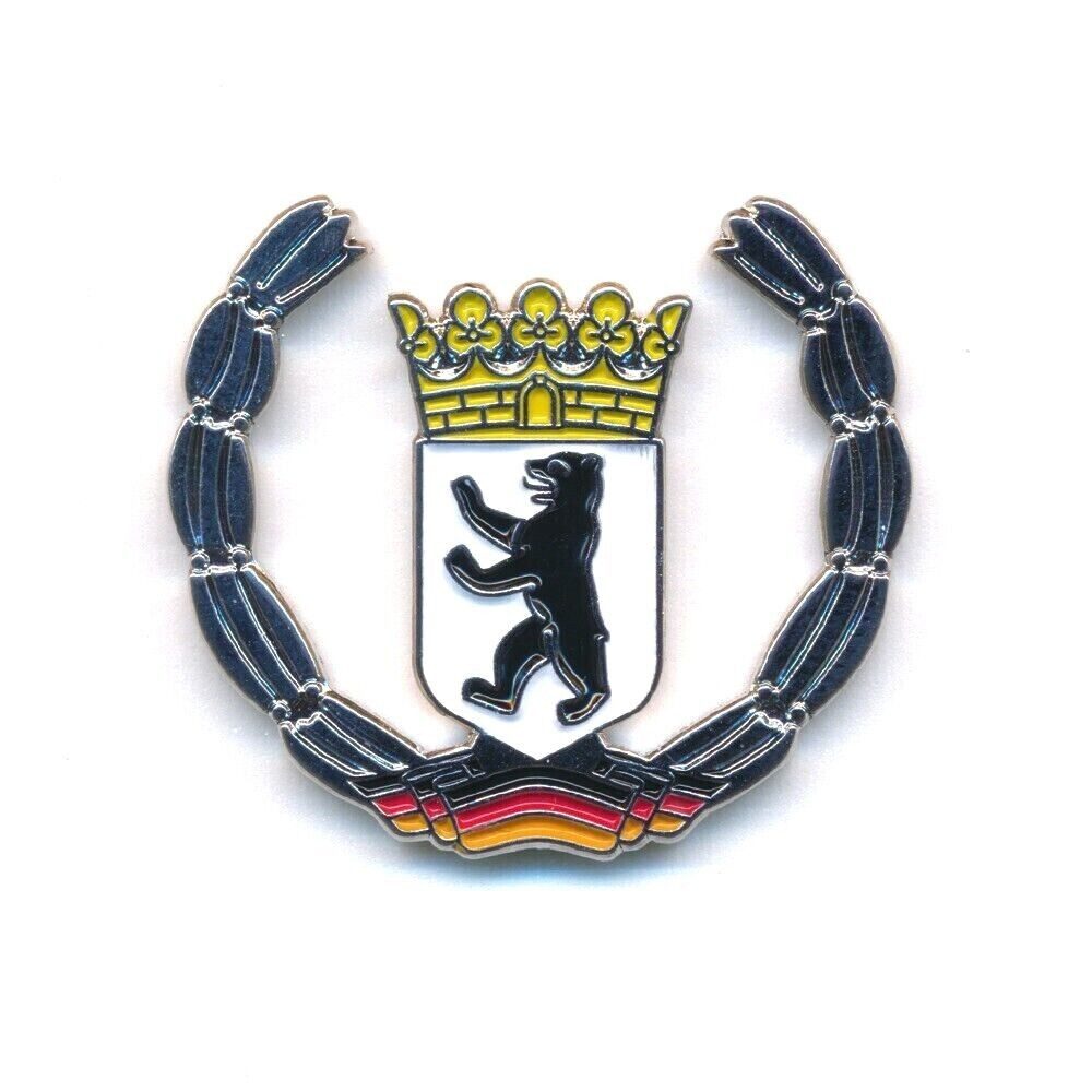 hegibaer Anstecknadel Berlin Wappen Deutschland Symbol Flagge Edel Pin Anstecker 0439 (1-tlg), echt edel