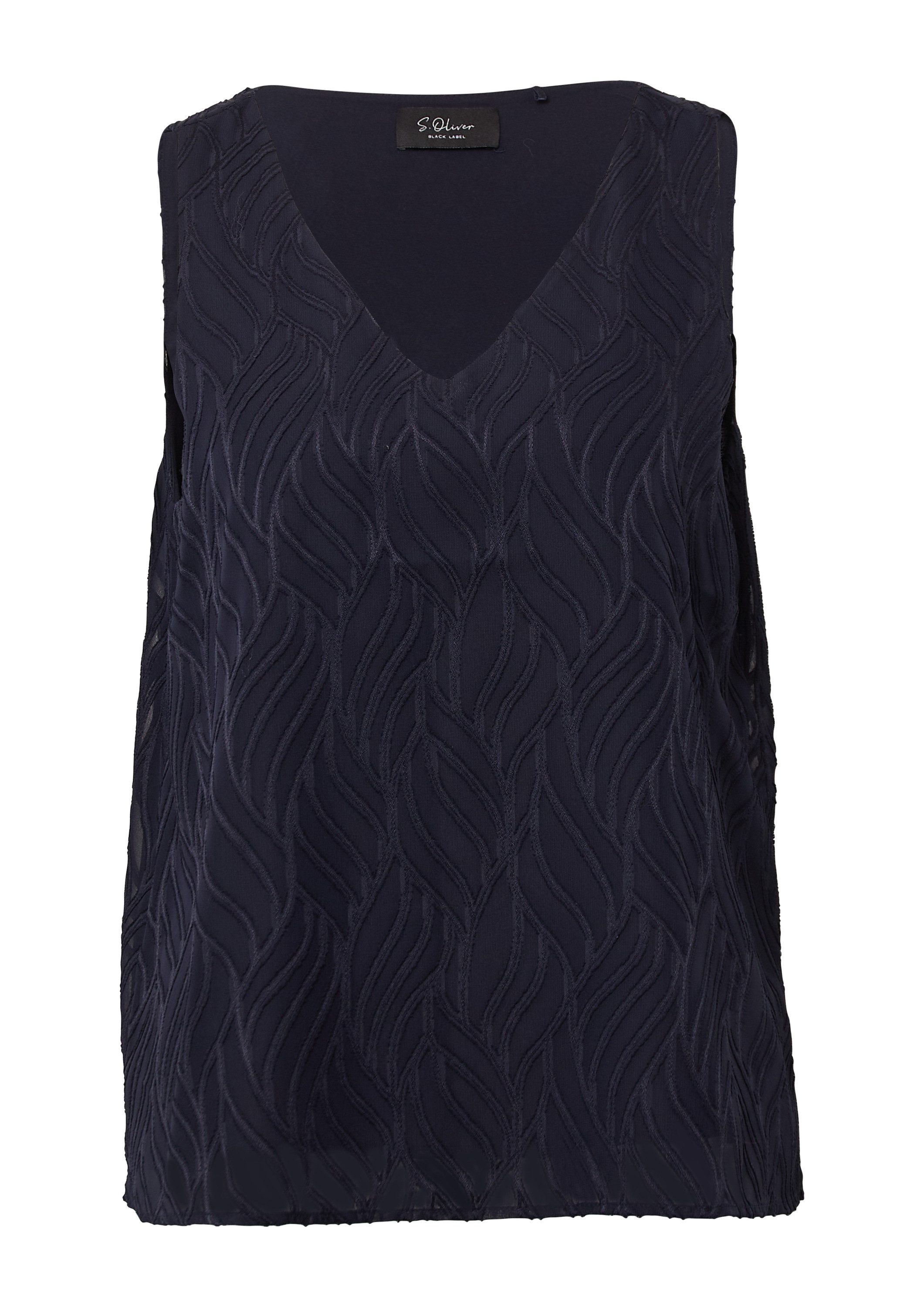 s.Oliver Blusentop Bluse Gefütterte Bluse mit günstig online kaufen