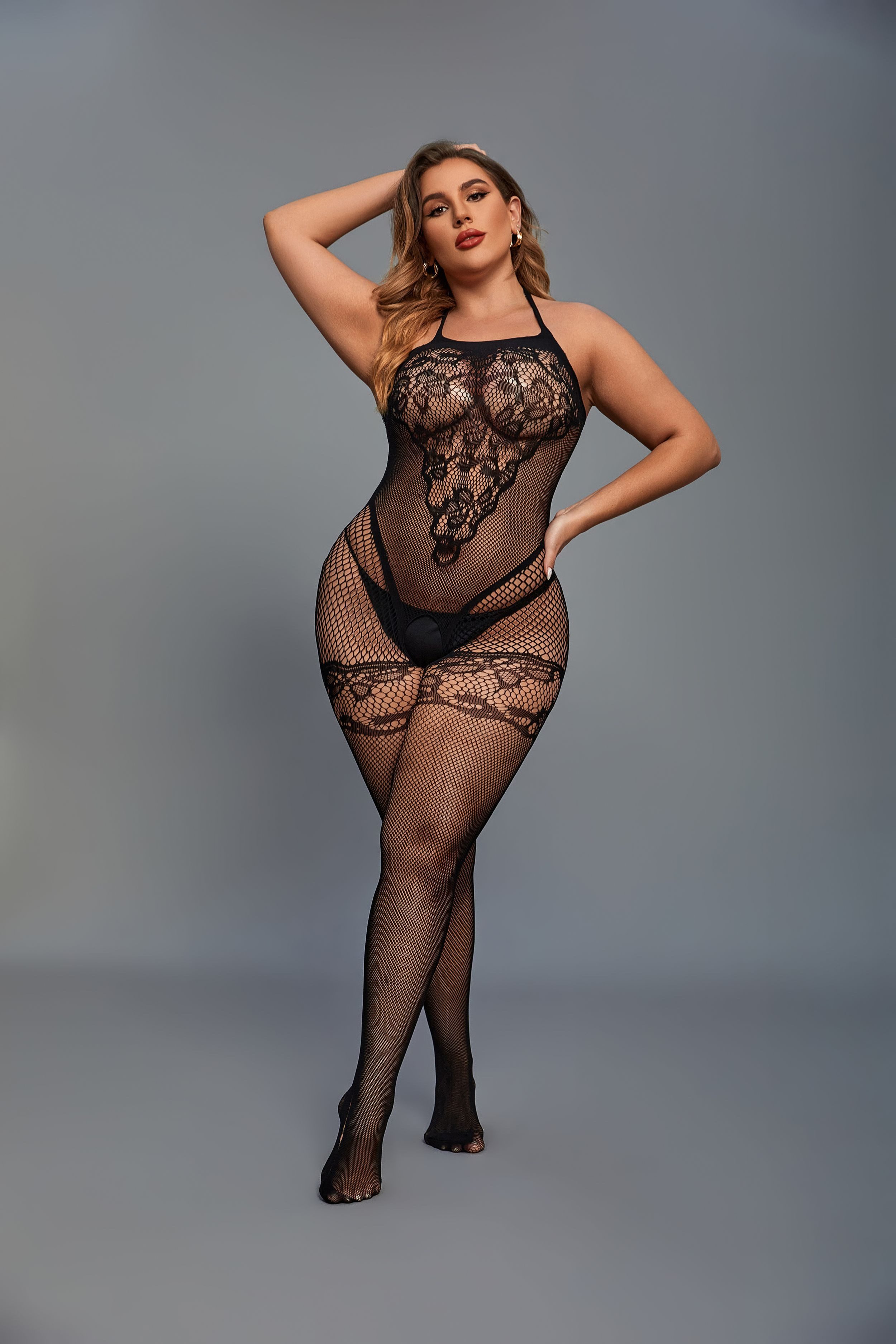 CHRISTINE LE DUC Body Catsuit Curvy - Schwarz