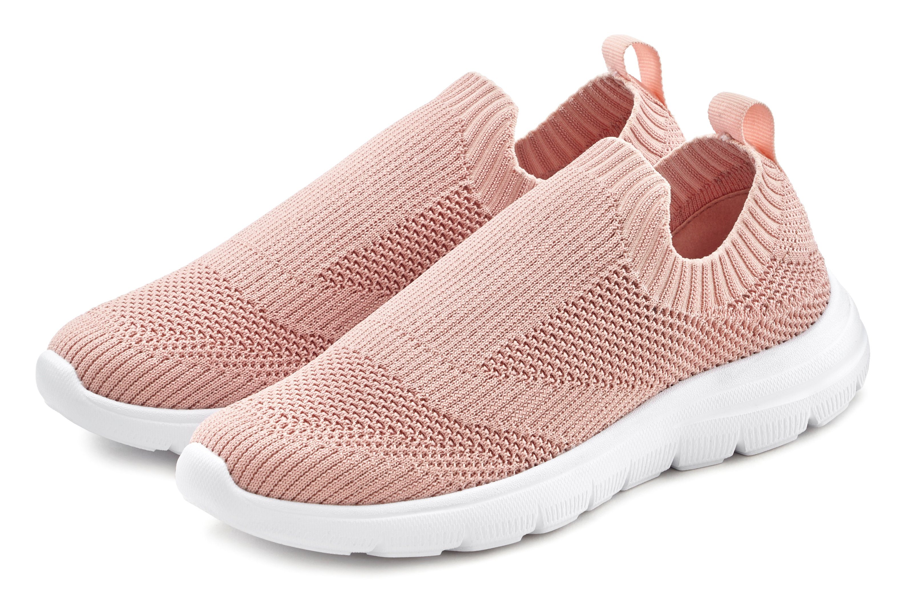 LASCANA Sneaker Slipper, Halbschuh ultraleicht und bequem zum Reinschlüpfen VEGAN