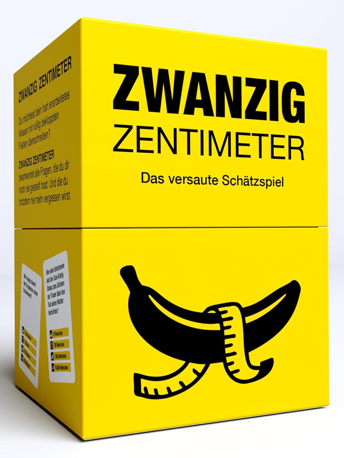 Kampfhummel Spiele Spiel Kampf gegen das Spießertum - Zwanzig Zentimeter, Versautes Fragenspiel, Schwarzer Humor, 2-6 Spieler