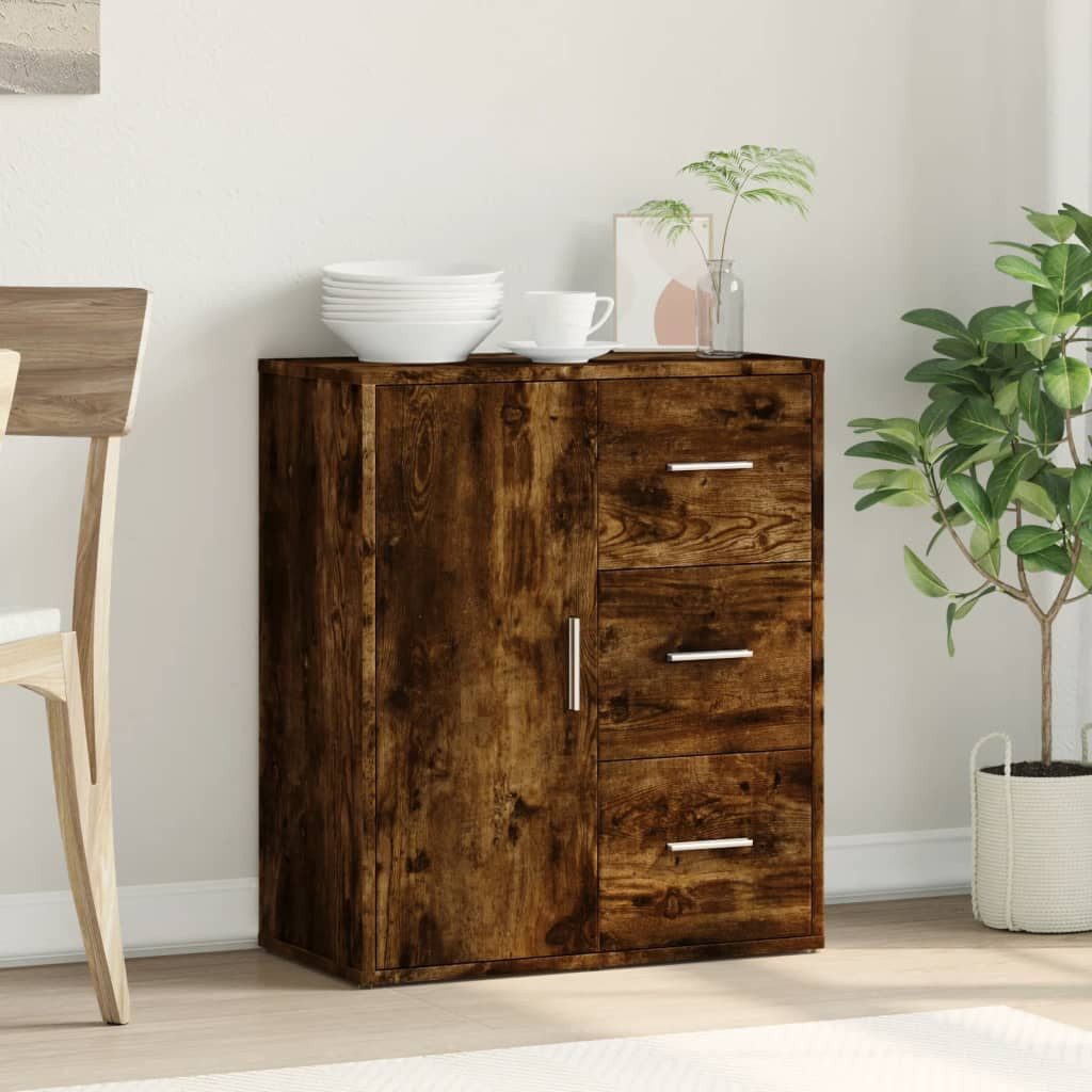 vidaXL Sideboard Sideboard Räuchereiche 60x31x70 cm günstig online kaufen