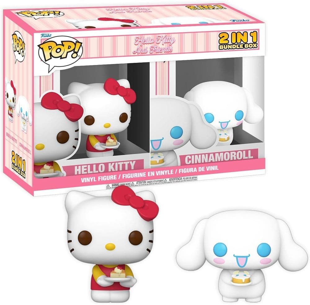 Funko Merchandise-Figur Hello Kitty Exclusive Box Cinnamoroll & Hello Kitty with Cake
