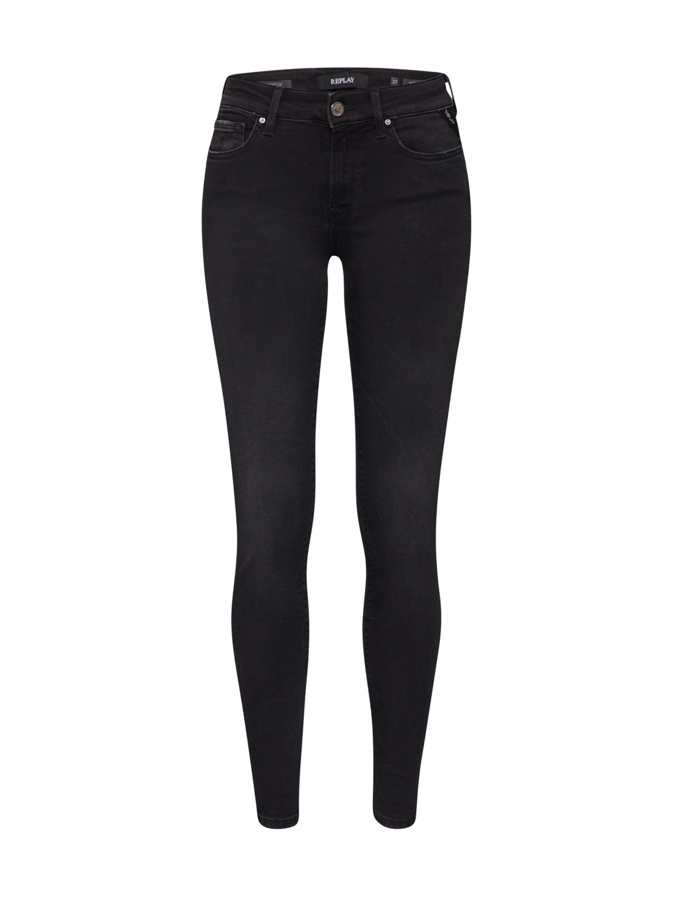 Replay Skinny-fit-Jeans Luz (1-tlg) Plain/ohne Details