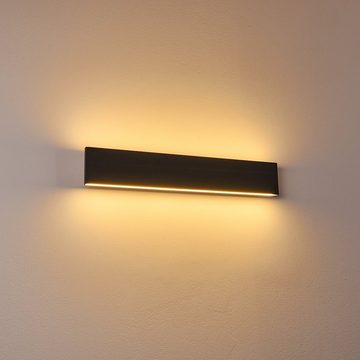 hofstein Wandleuchte Wand Lampe LED dimmbar Flur Leuchte Up Down Wohn Schlaf Raum