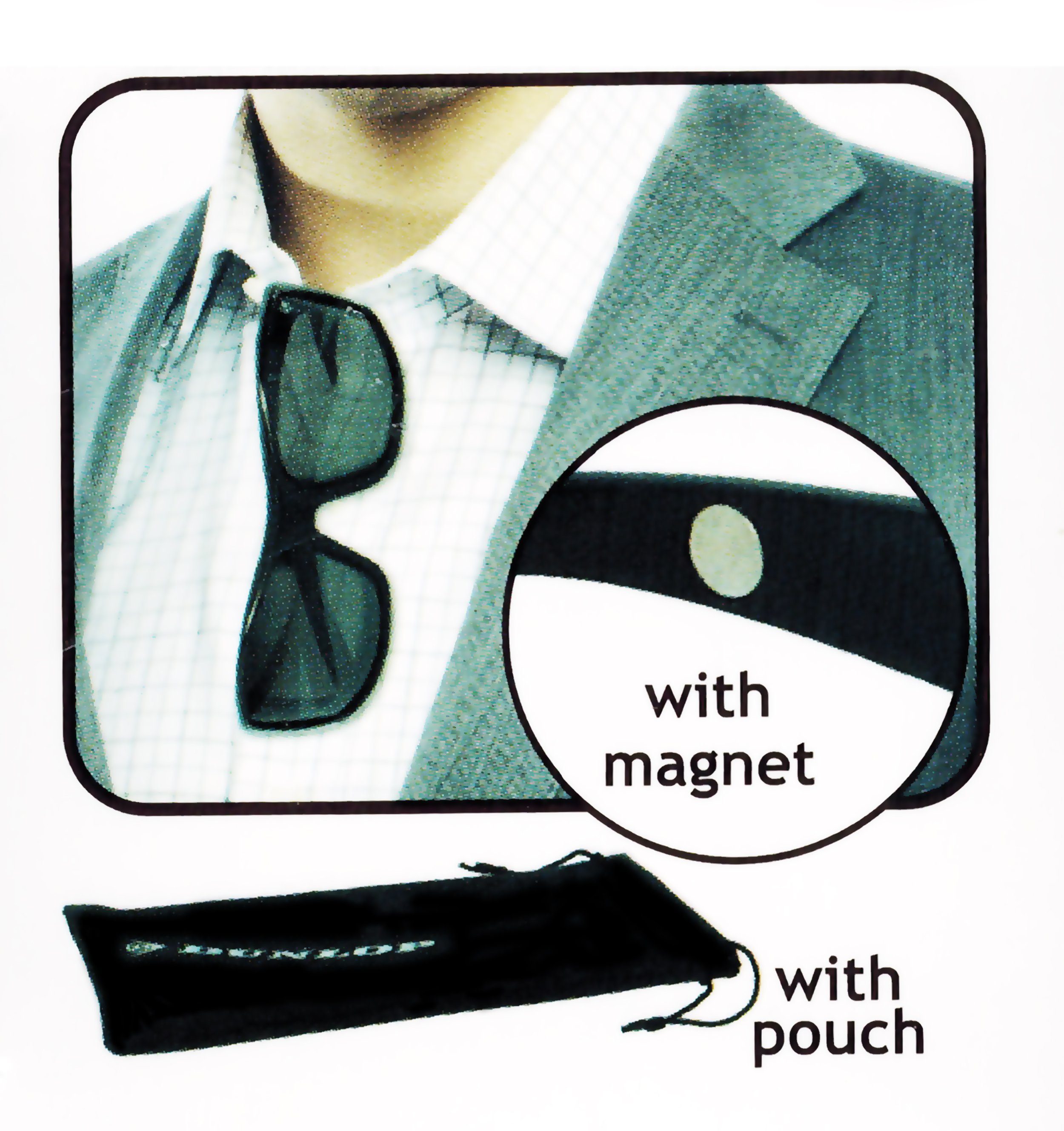 Dunlop Fahrradbrille AUTOBRILLE Magnet Etui Polarisationsbrille Polarisiert Sport 30, Radbrille Dunlop Fahrradbrille