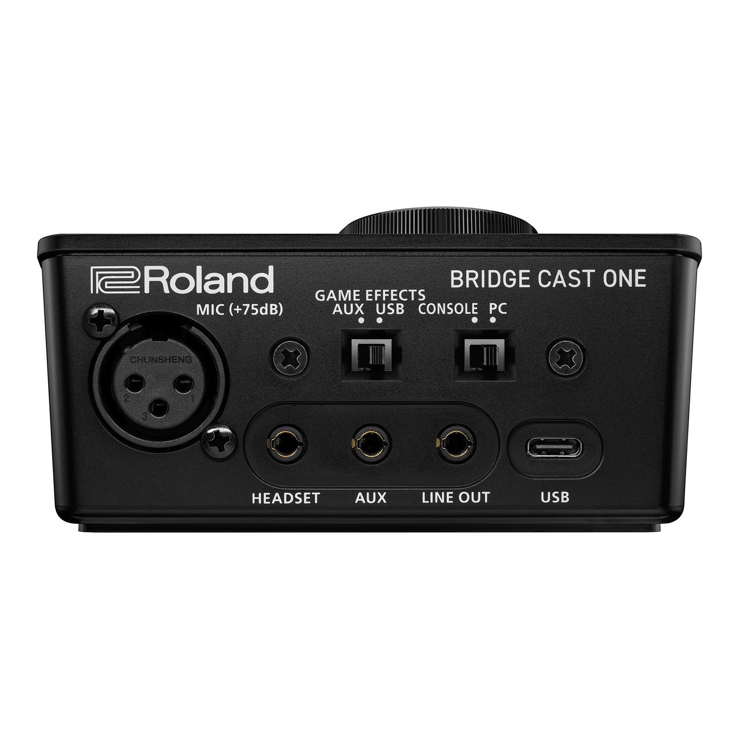 Roland Audio Roland Streaming Mixer Bridge Cast One mit Kopfhörer Digitales Aufnahmegerät