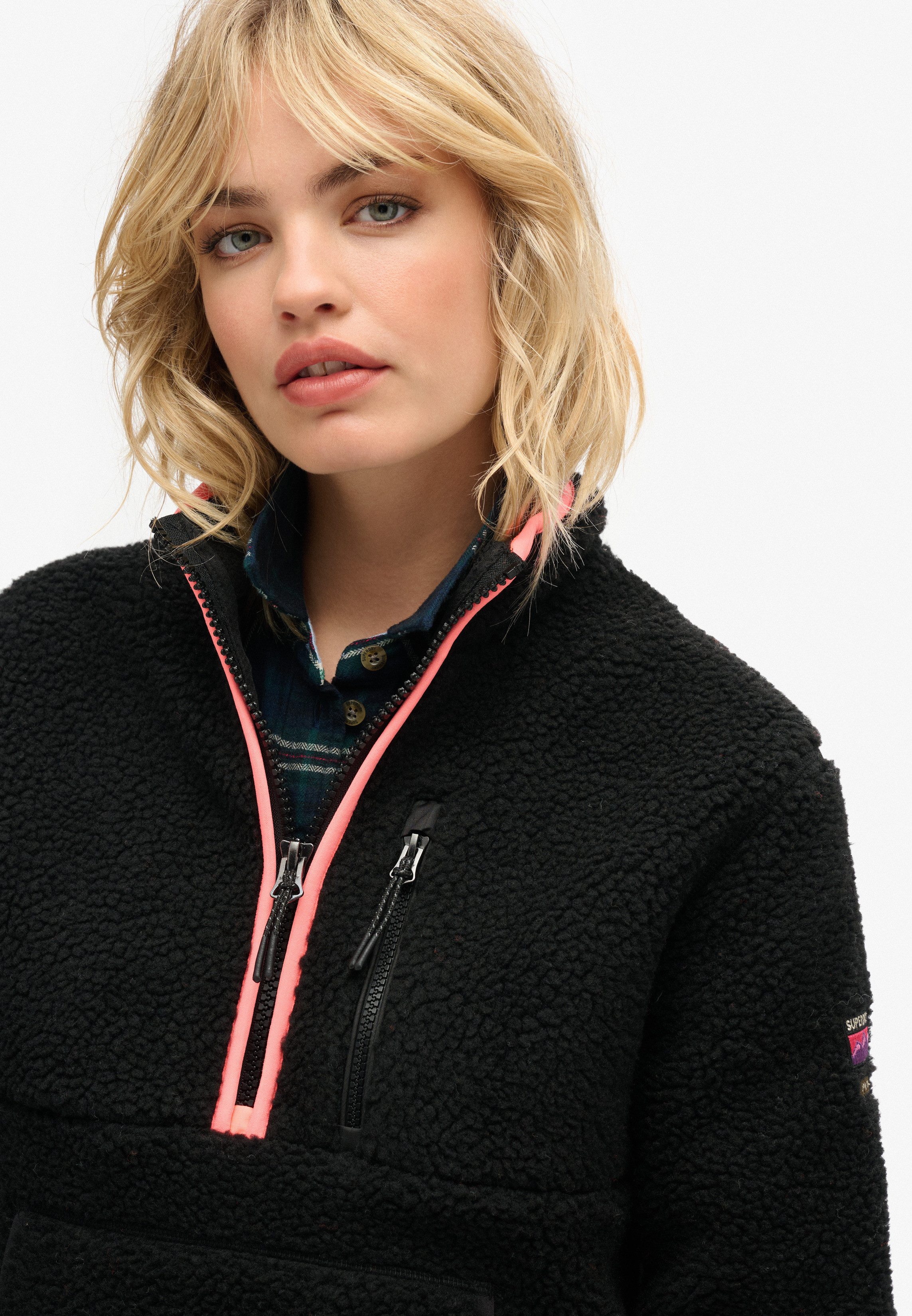 Superdry Fleecepullover OUTDOOR HALF ZIP FLEECE günstig online kaufen