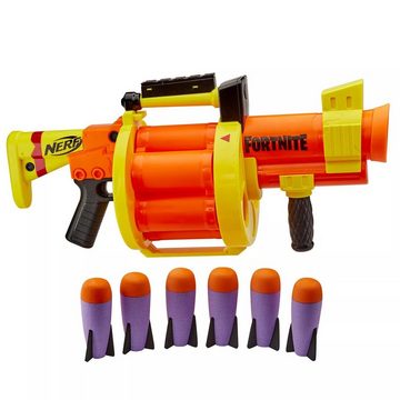 Hasbro Kostüm Dartblaster Nerf Fortnite GL (Grenade Launcher), Hol dir mehrere Gegner auf einmal mit dem Granatenwerfer aus Fortnite.