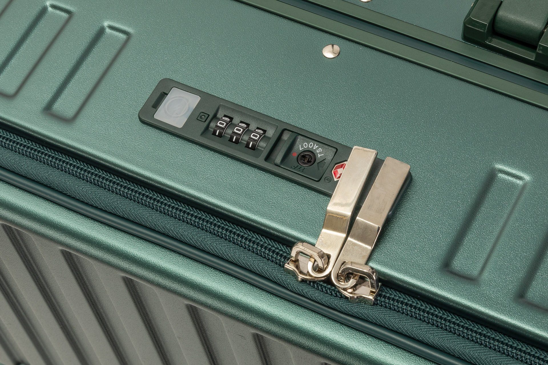Travelhouse Hartschalen-Trolley Roma, 4 Rollen, mit USB und Getränkehalter Aluminium-Rahmen & Polycarbonat Hartschale
