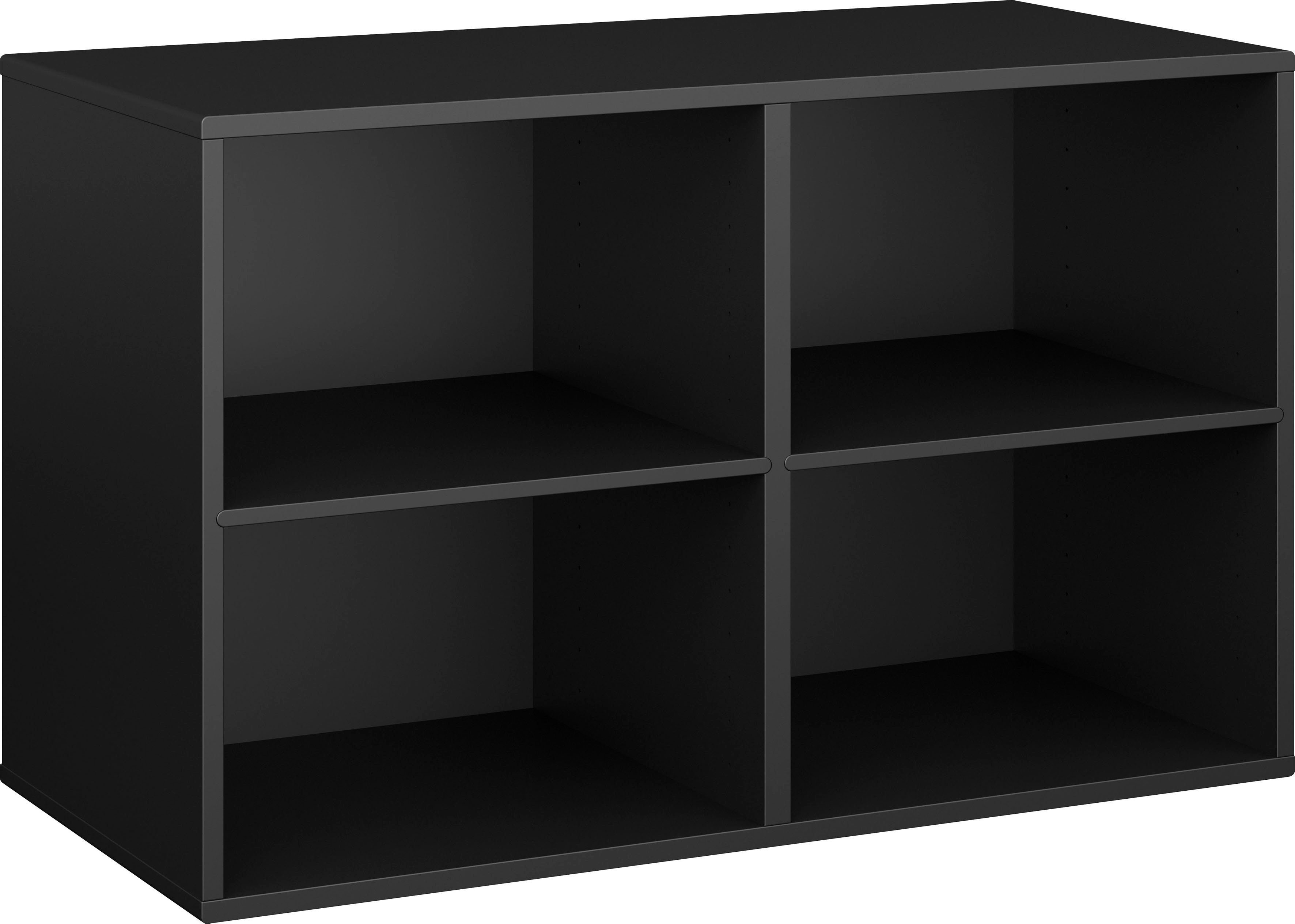 Regal Wandmontage/stehend Modul Furniture Einlegeböden, Hammel cm Schwarz Breite | Schwarz Keep montierbar, by 2 feste 88,6 004, Hammel