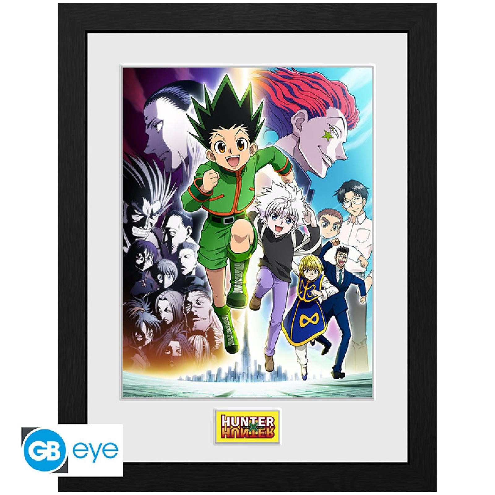 ABYstyle Poster HUNTER X HUNTER - Framed print Key Art Running