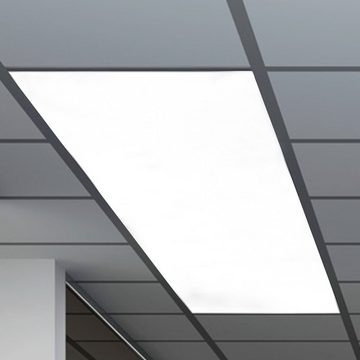 etc-shop LED Deckenleuchte, LED-Leuchtmittel fest verbaut, Kaltweiß, LED Decken Einbau Panel weiß Büro Beleuchtung Arbeits