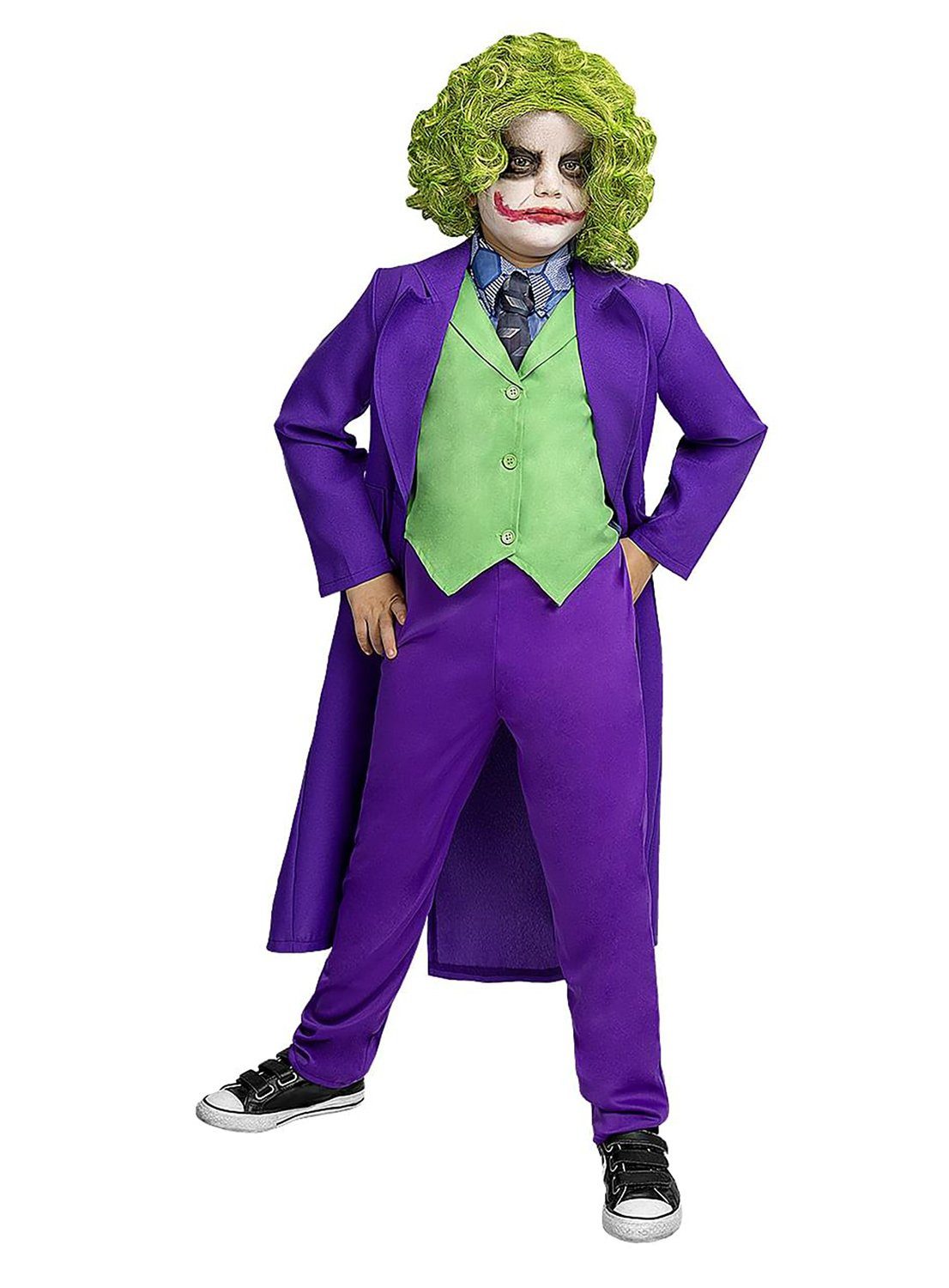 Clown-Kostüm Joker Kostüm für Kinder