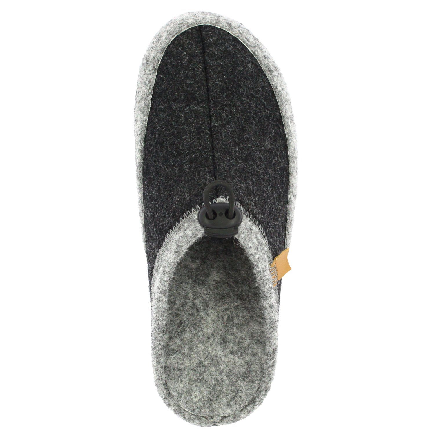 Beck Damen Filz-Clogs Finnja mit Wechselfußbett Hausschuh