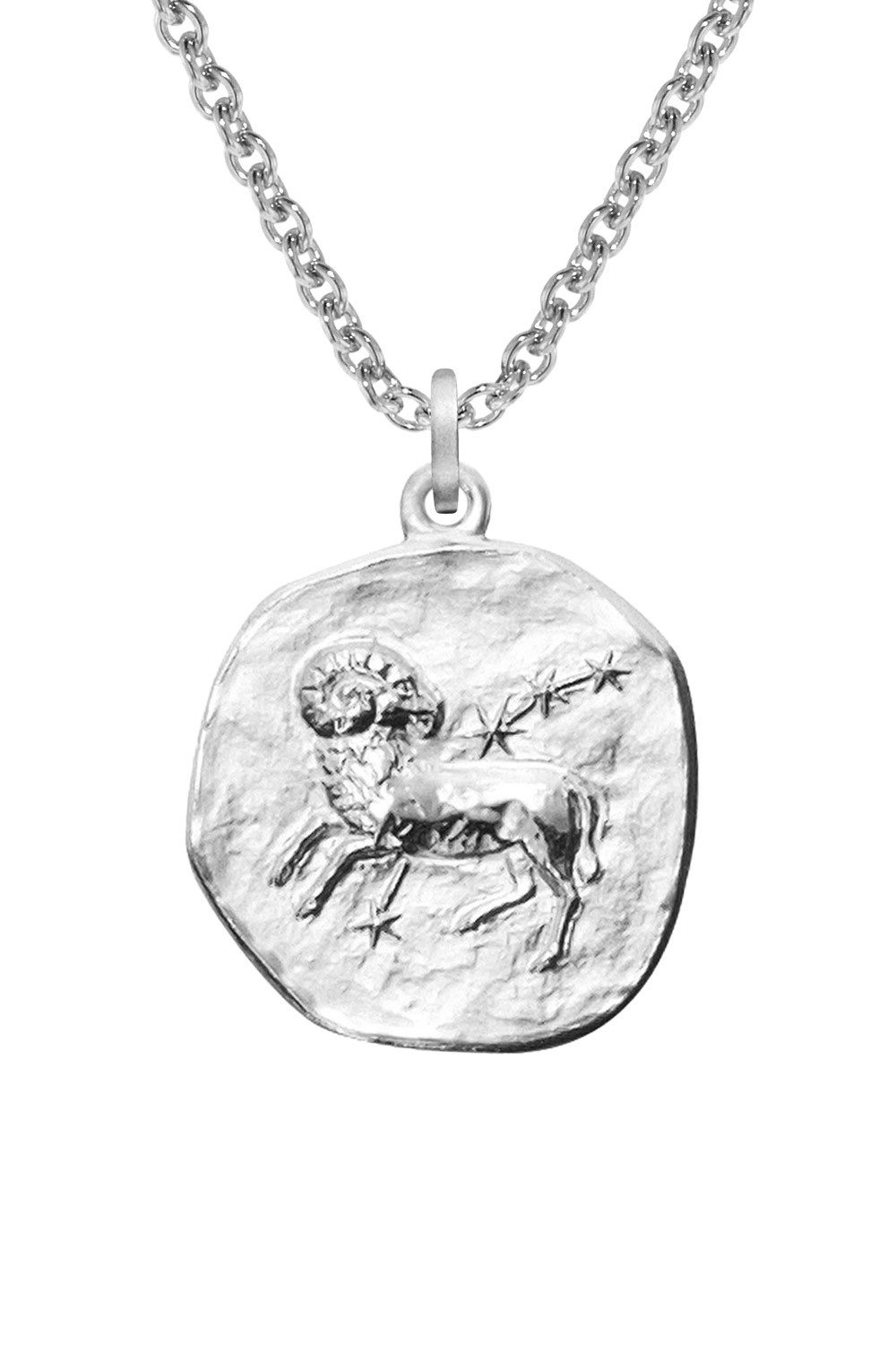 trendor Kette mit Anhänger Widder mit 925 Silber Ø 16 mm günstig online kaufen