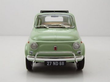 Norev Modellauto Fiat 500 L 1968 hellgrün mit Geburtsverpackung Modellauto 1:18 Norev, Maßstab 1:18