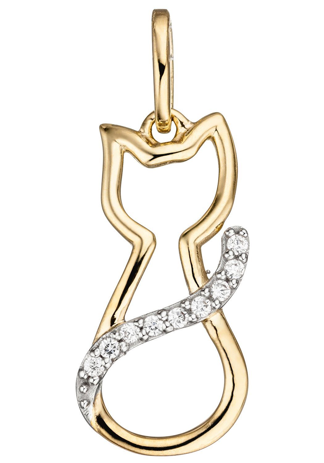 JOBO Kettenanhänger Anhänger Katze, 33...