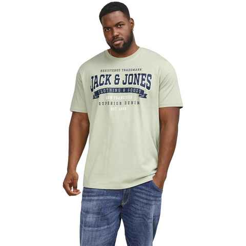 Jack & Jones Print-Shirt Übergrößen, Big Size, aus Baumwolle